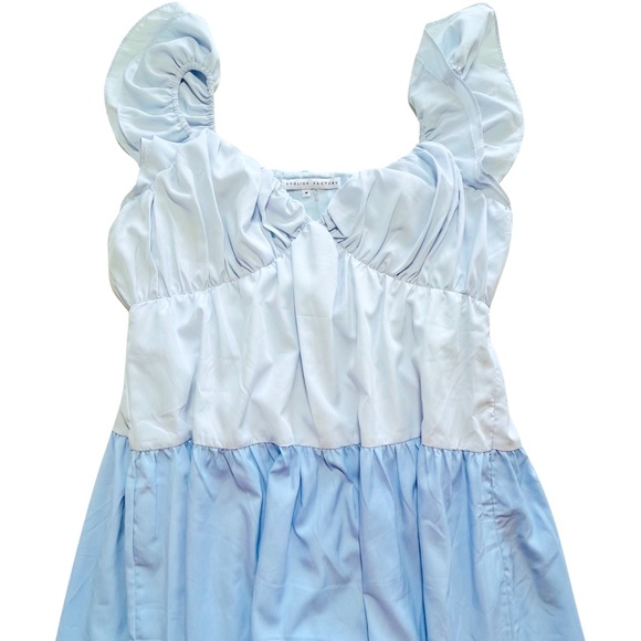 English Factory Sweet Heart Color Block Maxi Dress - Picture 11 of 15